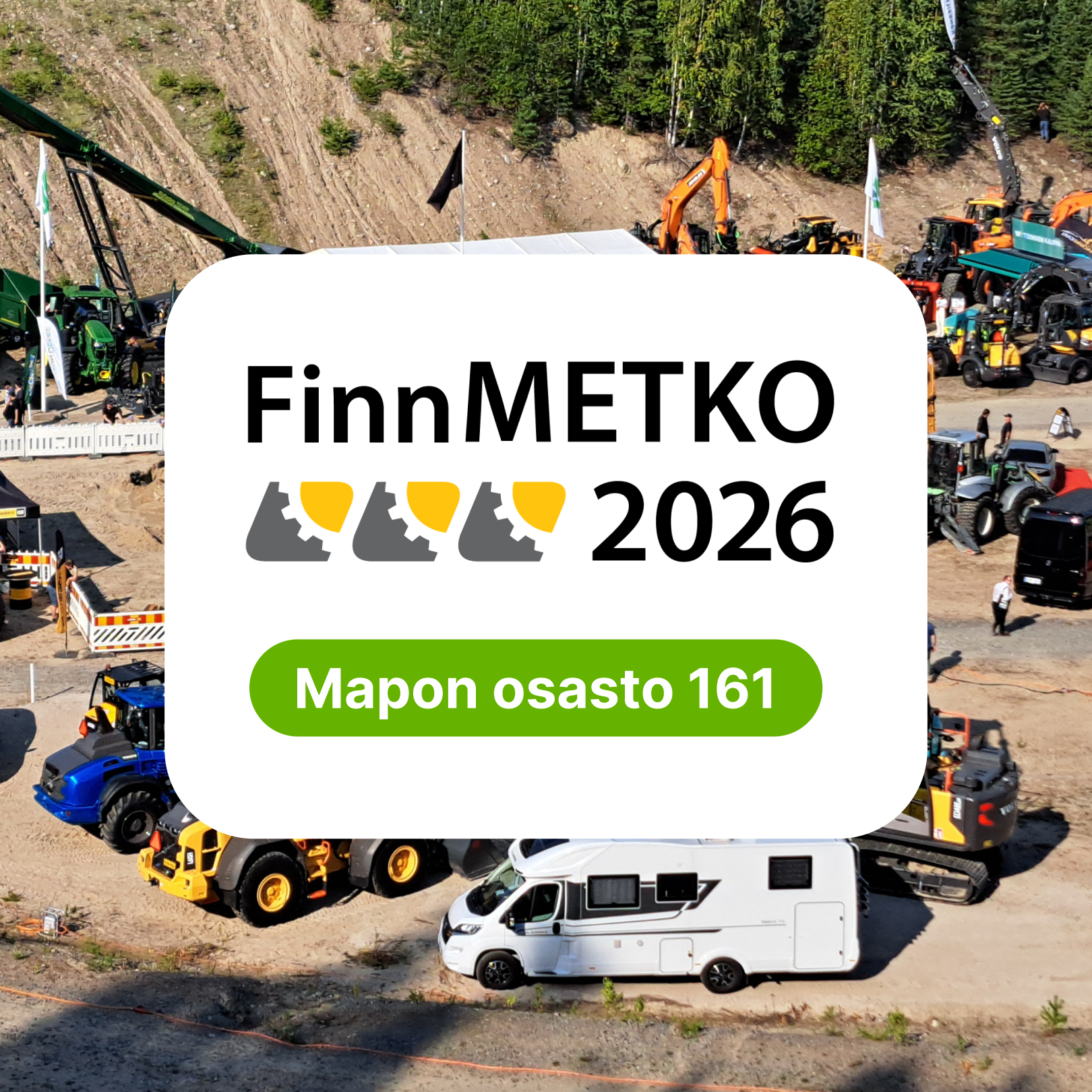 Suuntana vuoden suurin raskaskonealan messu Finnmetko? Näe kamerat, uusi AI-ajotapavalmennus ja polttoaineen säästömahdollisuudet käytännössä osastolla 161!