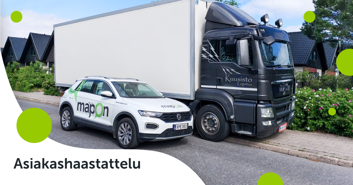 Mapon yritystoiminnan tukipilarina: Haastattelussa Kuusisto Logistics
