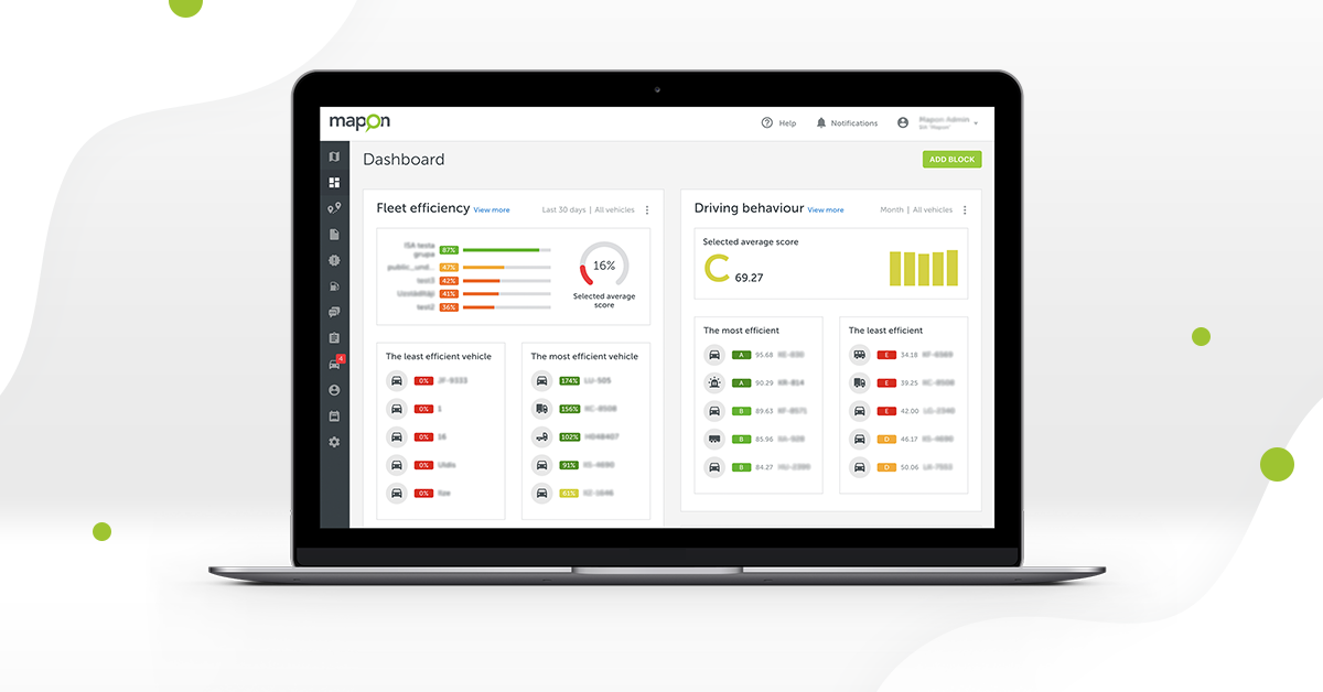 Autoparka kopsavilkums: svarīgākā informācija par uzņēmuma transportlīdzekļiem vienuviet