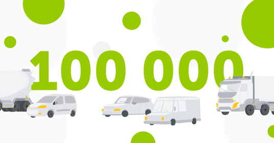 Mapon ha conectado el dispositivo de rastreo número 100.000 a su plataforma de gestión de flotas y de seguimiento de activos