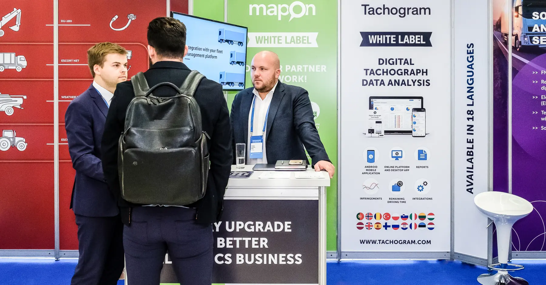 Mapon building partnerships at Telematics Conference in Prague
