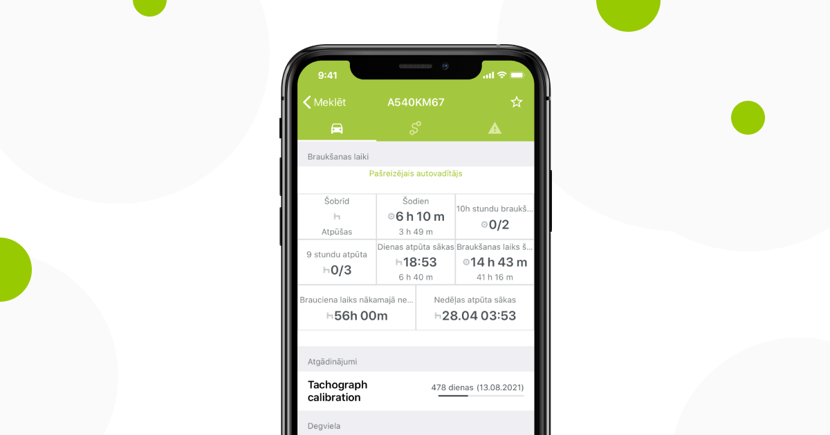 Mapon attālināta digitālā tahogrāfa lejupielāde uzņēmuma autoparkam