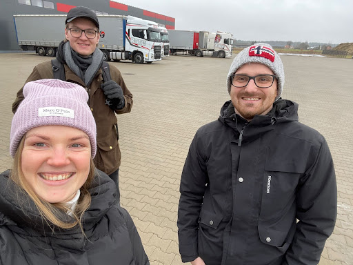 Mapon-teamet med chefen för RMC Transports